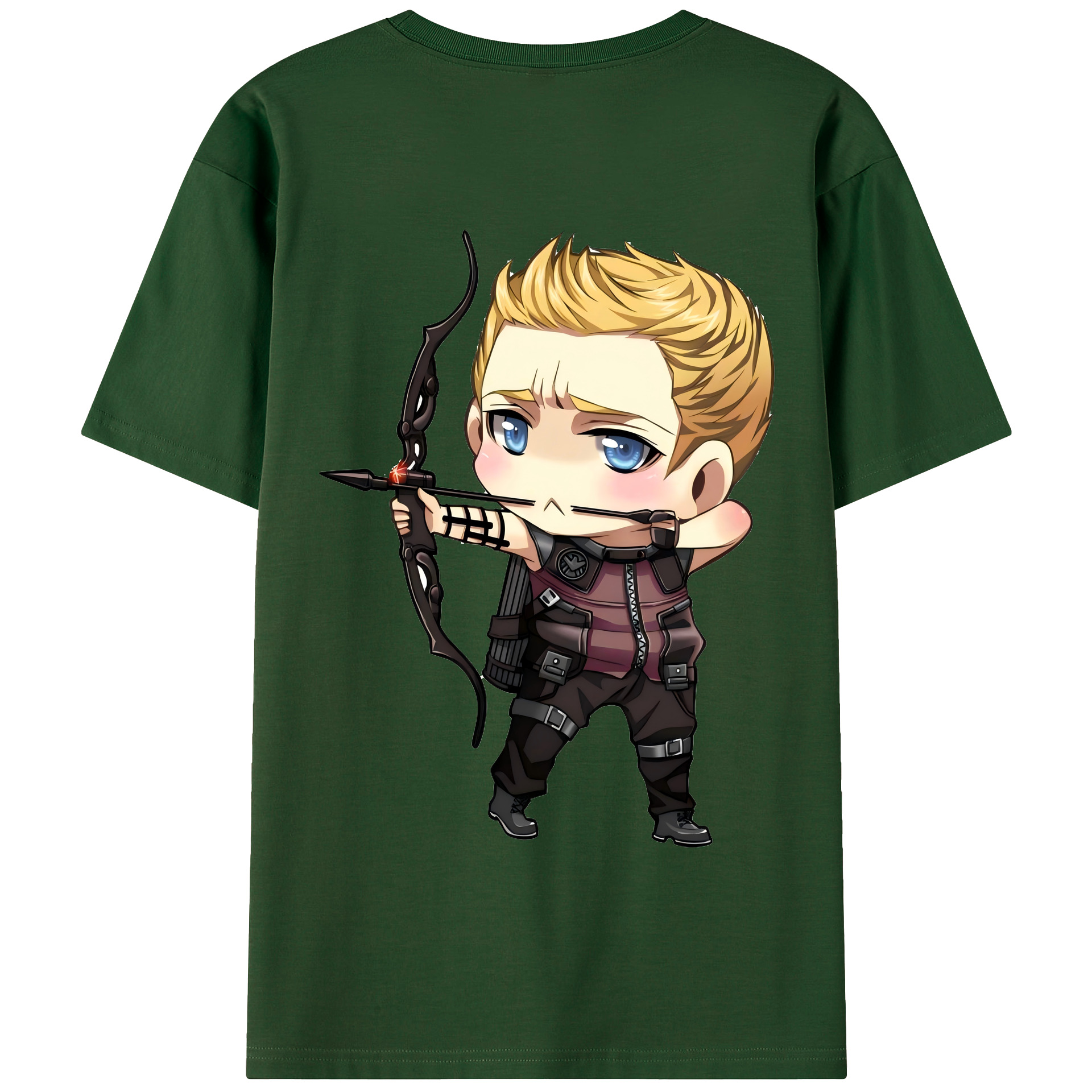 （画像用） アベンジャーズ The Avengers 綿100％半袖Tシャツ（背面プリント）